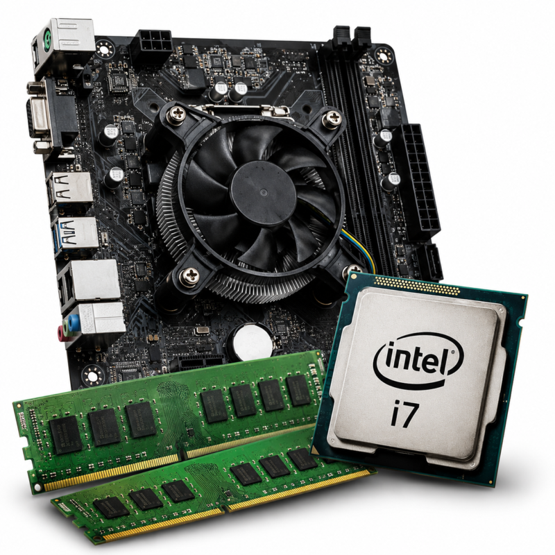 Kit Intel Core i7 + 16GB + Placa Mãe