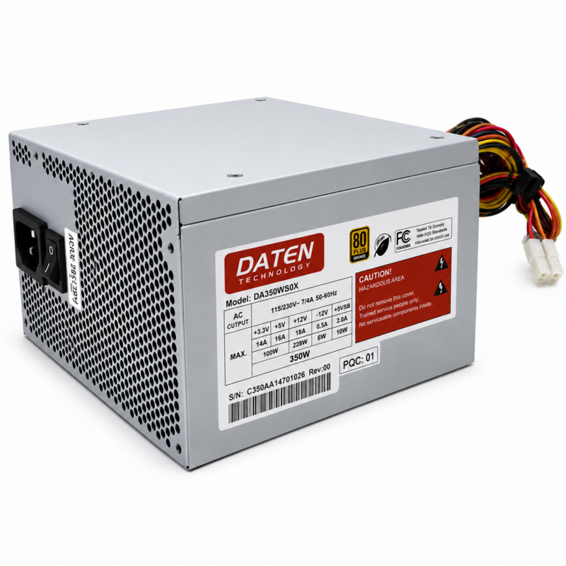 Fonte 350w Reais 80 Plus GOLD