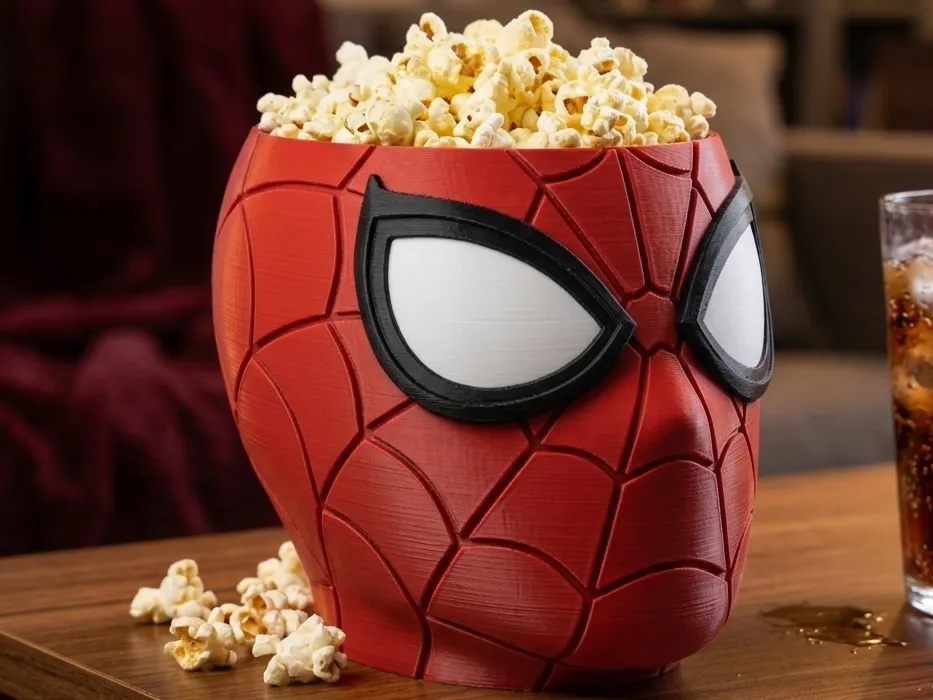 Balde de Pipoca Homem-Aranha